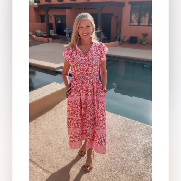 Amazon Dresses & Skirts - NWT Floral Pink Multi Dress-S